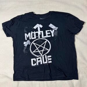 Motley Crue The‎ Stadium Tour 2022 black and white cotton t-shirt #rockon